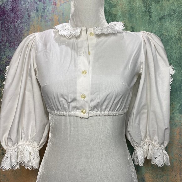 📌Original traditional high-quality Austrian Dirndl with Blouse and Apron - Picture 5 of 16